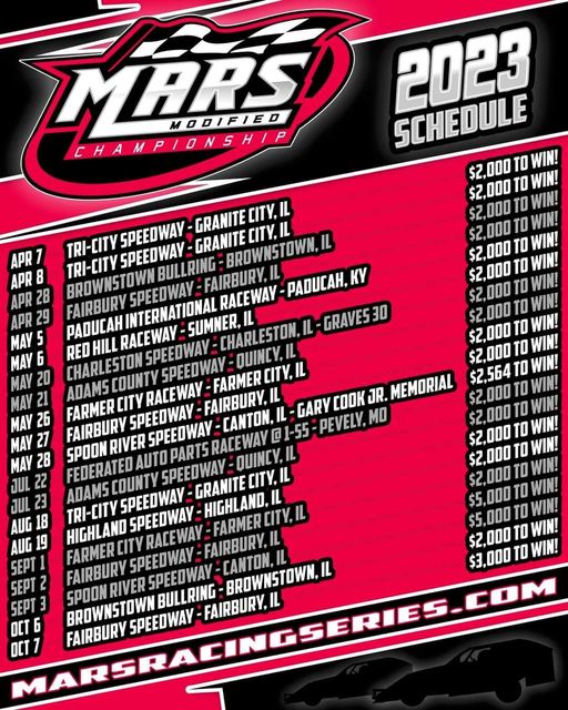 Another must see show Saturday May 6th at Red Hill Raceway! MARS Modifieds in S...